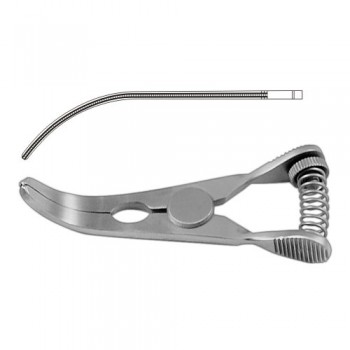 Glover Atrauma Bulldog Clamp Curved Stainless Steel, 10.5 cm - 4"